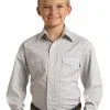 ROCK & ROLL COWBOY Boy's Rough Stock Snap Front Shirt #RSBSOSRYTA -Men's Plaid Shirt Sales 3c7ae570830049c64ee9f8c17e3f3d95