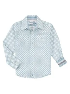 Boy's Wrangler 20X Snap Front Shirt #BJC354B