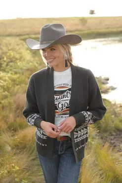 Cinch Women's Cruel Girl Sweater Knit Cardigan #CWK7411001CHR