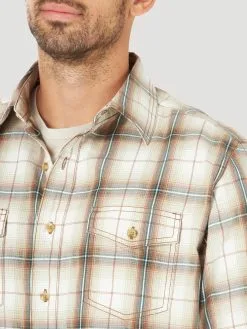 Men's Wrangler Button Down Shirt #112317201 -Men's Plaid Shirt Sales 4166cf63af5b7cbe357c06c84739a7e3