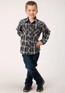 Roper Apparel Boy's Roper Snap Front Shirt #01-030-0016-1005 -Men's Plaid Shirt Sales 4212d53c7461a45b2134a9dd40c43c36