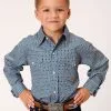 Roper Apparel Boy's Roper Snap Front Shirt #03-030-0225-4013