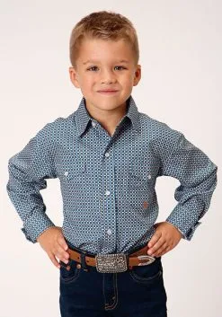 Roper Apparel Boy's Roper Snap Front Shirt #03-030-0225-4013