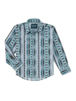 Boy's Wrangler Snap Front Shirt #BC1291M