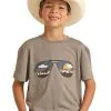 Rock & Roll Cowgirl Boy's Rock & Roll Cowboy Dale Brisby T-Shirt #RRBT21R12T -Men's Plaid Shirt Sales 4360f08b9231bba69666bea70a20d1e0