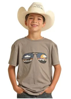 Rock & Roll Cowgirl Boy's Rock & Roll Cowboy Dale Brisby T-Shirt #RRBT21R12T