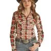 Women's Rock & Roll Cowgirl Snap Front Shirt #RRWSOSRZ0Z -Men's Plaid Shirt Sales 456bfb79bec1a82f594691bc1ac24fb8