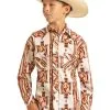 Boy's Rock & Roll Cowboy Snap Front Shirt #RRBS2SRZ7S -Men's Plaid Shirt Sales 46ad29347f7045f9e8626bca16e92a3b