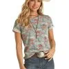 Red Label Women's Rock & Roll Cowgirl T-Shirt #RRWT21R04X -Men's Plaid Shirt Sales 4707c80e2dcce673cdfa5f79df37e925