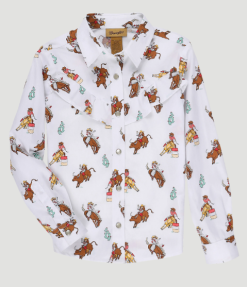 Girl's Wrangler Snap Front Shirt #112329225
