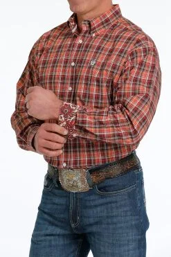 Men's Cinch Button Down Shirt #MTW1105524 -Men's Plaid Shirt Sales 482ee74c8b8d8d2ade22e94339a793ea