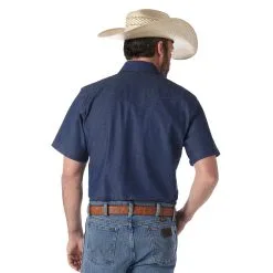 Men's Wrangler Denim Snap Front #MS3127B -Men's Plaid Shirt Sales 4ad67cfa9bc4b06c4130002881eb2978