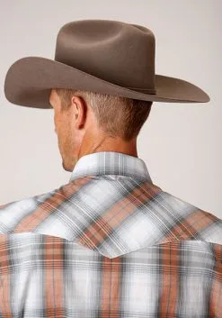 Roper Apparel Men's Roper Snap Front Shirt #03-002-0278-4050 -Men's Plaid Shirt Sales 4b5b81ebae8419522056e4fb915497eb