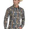 ROCK & ROLL COWBOY Men’s Rock & Roll Denim Snap Front Shirt #RRMSOSR0PS -Men's Plaid Shirt Sales 4c492cd6a4a6e5912d8ddd19f522587c