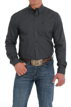 Men's Cinch Navy Button Down Shirt #MTW1347065NAV -Men's Plaid Shirt Sales 4f6812aff62397db25fc9bc1adee82ec