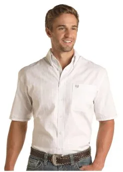 PANHANDLE Men's Rough Stock Button Down Shirt #RSMS1DRZCZ