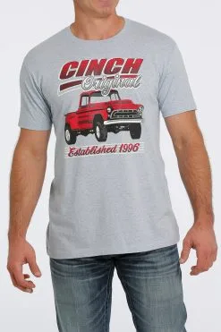 Men's Cinch Grey T-Shirt #MTT1690514