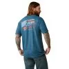 Men's Ariat Blue American Flag T-Shirt #10045279 -Men's Plaid Shirt Sales 51f18c781ef2a41702031dfcec220661