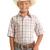 Boy's Panhandle Snap Front Shirt #C1S3173 -Men's Plaid Shirt Sales 5413bf76623dee30fea2dbe8e431e450