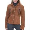 Wahmaker Women's Scully Boar Suede Jacket #L152 -Men's Plaid Shirt Sales 541c5197acb751e7d10046fd3840bc0c