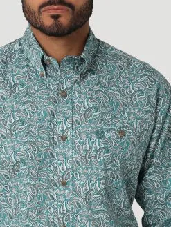 Men's Wrangler George Strait Button Down Shirt #112318983 -Men's Plaid Shirt Sales 54ad04d1d8e05c9e9f343bf016bf496e