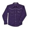 COWBOY HARDWARE Girl's Cowgirl Hardware Snap Front Shirt #425525-190-K -Men's Plaid Shirt Sales 55200d5a1e48463da8c1bcca5d88aa5c