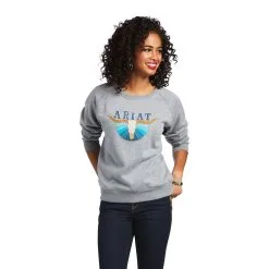 Women's Ariat REAL Pacific Steerhead Sweatshirt #10039792