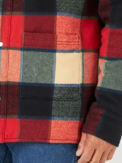 Men's Wrangler Lined Flannel Shirt Jacket #112318496 -Men's Plaid Shirt Sales 5a07cca2f2bcd41c1046fd5ee9293189