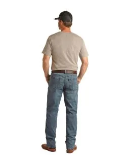 Rock & Roll Denim Men's Rock & Roll Cowboy Hooey Double Barrel Stackable Bootcut #HYMDTBRZRX -Men's Plaid Shirt Sales 5a150972423d402642f7e6554166a731