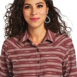 Women's Ariat R.E.A.L. Billie Jean Long Sleeve Shirt #10040603 -Men's Plaid Shirt Sales 5f4fceccd35f820fcd91f4ab02f07947