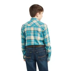 Boy's Ariat Handley Retro Fit Snap Front Shirt #10042318 -Men's Plaid Shirt Sales 62073deea89676f7cf191a0b4e2214e9