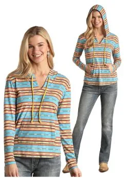 Rock & Roll Cowgirl ONLINE SPECIAL Women's Panhandle Hoodie #L8H3445