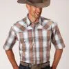 Roper Apparel Men's Roper Snap Front Shirt #03-002-0278-4050 -Men's Plaid Shirt Sales 6461a79b62d26a180697391cbc64f62c