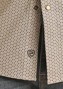 PANHANDLE Men's Rock & Roll Cowboy Snap Front Shirt #RRMSOSR0Q9 -Men's Plaid Shirt Sales 66104a8e43de5185787dffd09d77544c