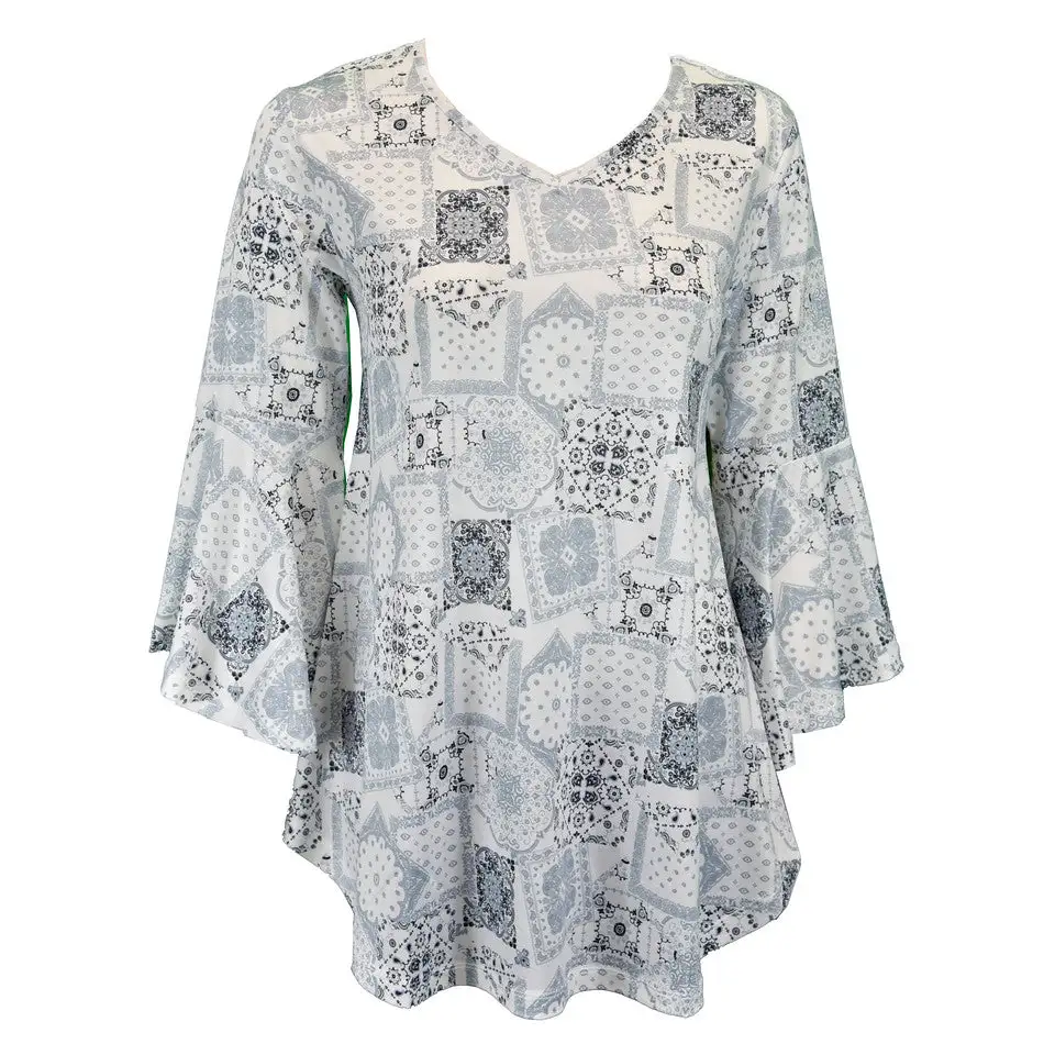 COWBOY HARDWARE Women's Cowgirl Hardware Blouse #255228-403-W 3 COWBOY HARDWARE Women's Cowgirl Hardware Blouse #255228-403-W