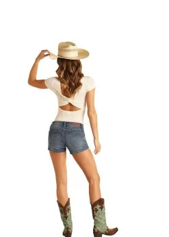 Panhandle Western Wear Women's Rock & Roll Cowgirl Short #68M8200 -Men's Plaid Shirt Sales 68M8200 B