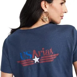 Women's Ariat Americana Retro T-Shirt #10042732 -Men's Plaid Shirt Sales 68baf67a8a803a220273c1a3a9b5be6d