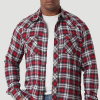 Men's Wrangler Retro Flannel Snap Front Shirt #112317109