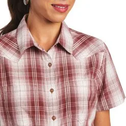 Women's Ariat R.E.A.L. Billie Jean Button Down Shirt #10040704 -Men's Plaid Shirt Sales 6b196bdd8a4ff6111a1de762bd8120d8