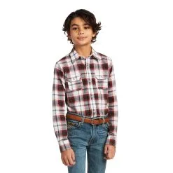 Boy's Ariat Hayne Retro Fit Snap Front Shirt #10039516