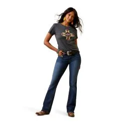 Women's Ariat Quilt Logo T-Shirt #10045443 -Men's Plaid Shirt Sales 6b9c5617f2e1fd08edc09decd03e9926