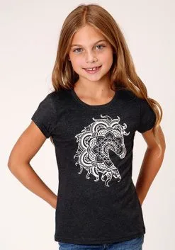 Roper Apparel Girl's Roper T-Shirt #03-009-0513-4043