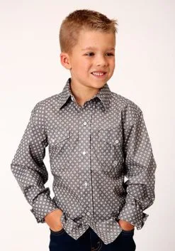 Roper Apparel Boy's Roper Snap Front Shirt #03-030-0225-4017
