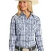 PANHANDLE Women's Rough Stock Snap Front Shirt #R4S3266 -Men's Plaid Shirt Sales 71d681383735e3447c98310c55e9dff5