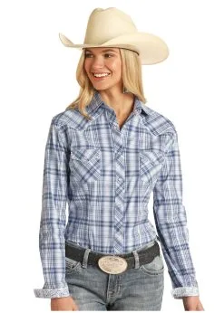 PANHANDLE Women's Rough Stock Snap Front Shirt #R4S3266