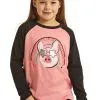 Girl's Rock & Roll Cowgirl T-Shirt #RRGT22R06X