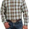 Men's Cinch Button Down Shirt #MTW1105376 -Men's Plaid Shirt Sales 75b2400db99a7b42239c66134feae3b7