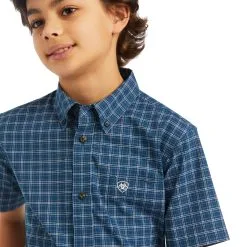 Boy's Ariat Pro Series Kyree Classic Fit Button Down Shirt #10039511 -Men's Plaid Shirt Sales 75c533fb277e5286652b5964b7298163