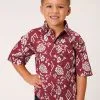 Roper Apparel Boy's Roper Snap Front Shirt #03-031-0064-4040