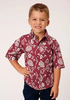 Roper Apparel Boy's Roper Snap Front Shirt #03-031-0064-4040